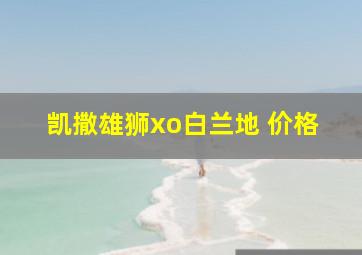 凯撒雄狮xo白兰地 价格